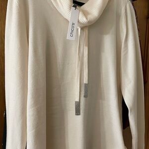 Chico's Women's Cream Sweater